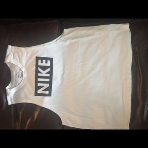 Nike Dryfit Extra Long Boyfriend Logo Tank